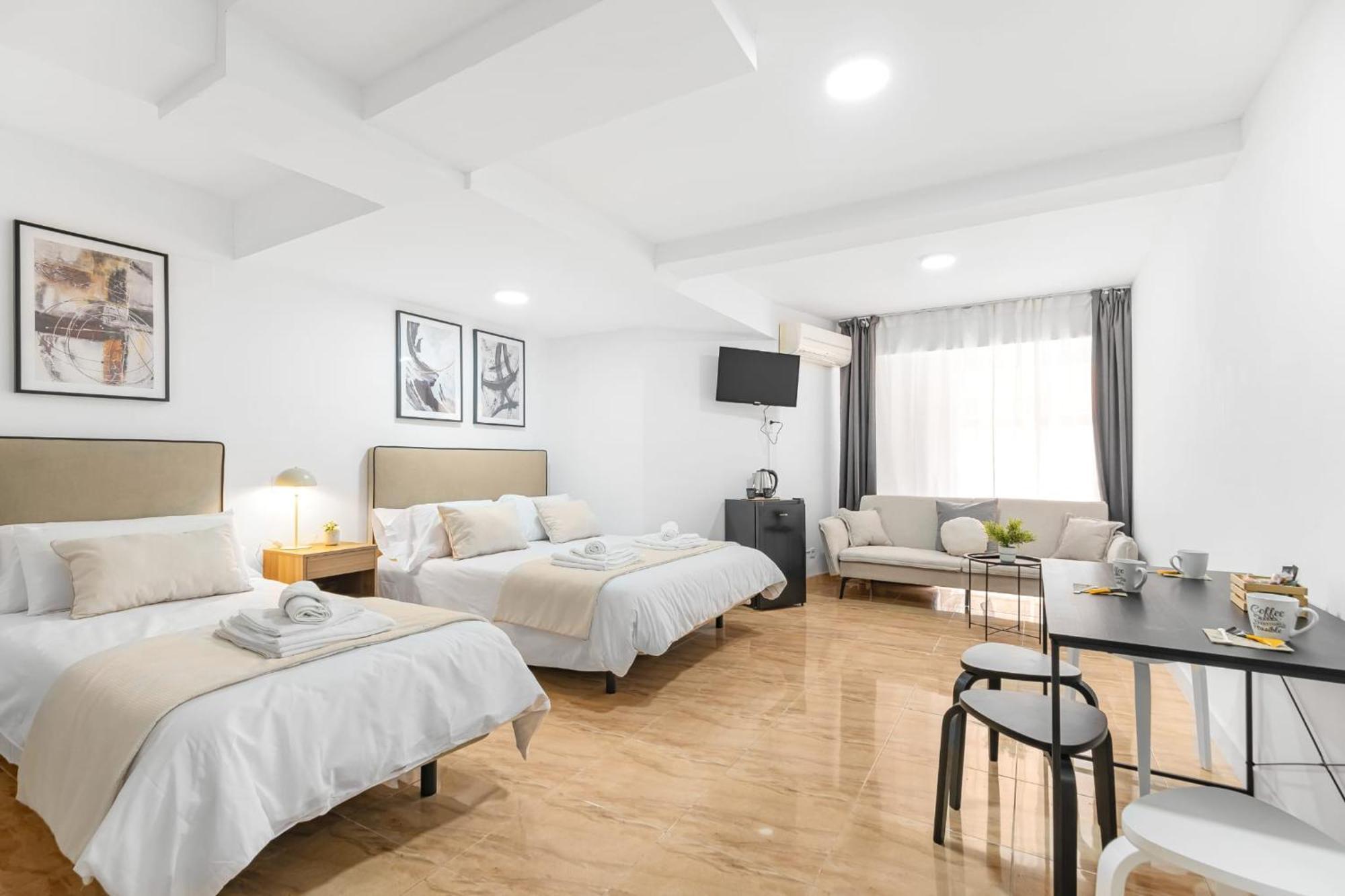 Family Room with Shared Bathroom